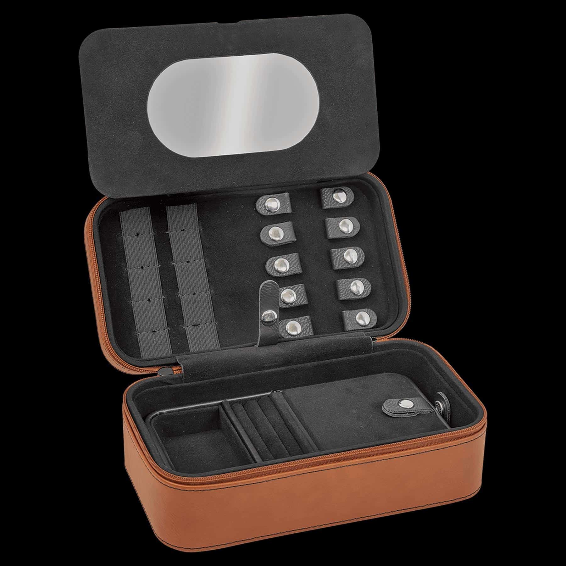 Jewelry Box 7 1/2" X 4 1/2" Laserable Leatherette - Image 3