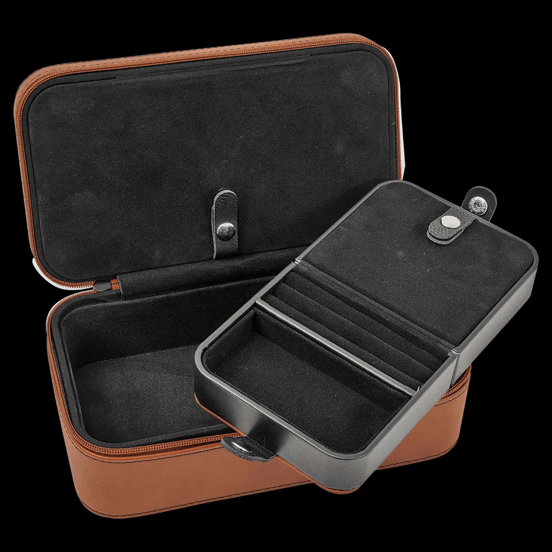 Jewelry Box 7 1/2" X 4 1/2" Laserable Leatherette - Image 4